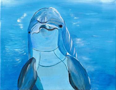 Original Expressionism Animal Painting by Luba Kholov