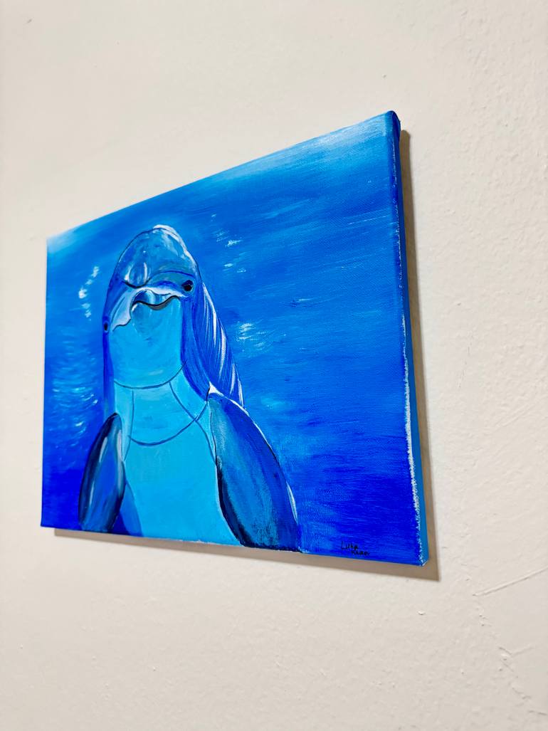 Original Expressionism Animal Painting by Luba Kholov