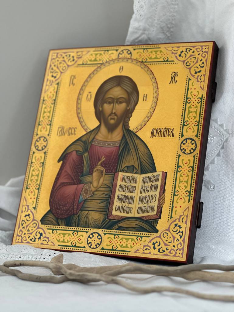 Original Symbolism Religion Painting by Mikhail Myshkov