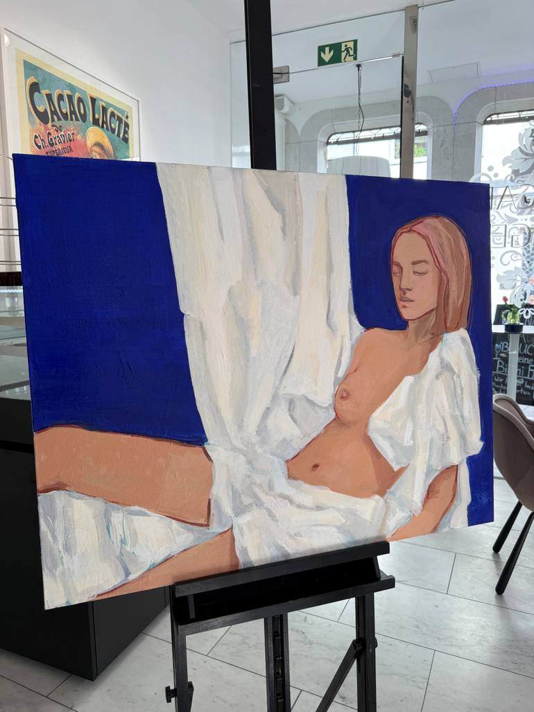 Original Figurative Women Painting by Silvia Schuergers