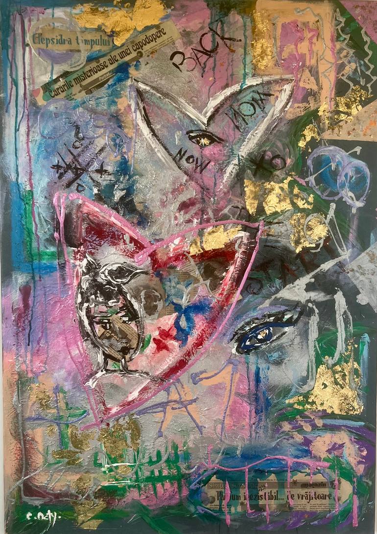 Original Abstract Painting by Octavia Costan