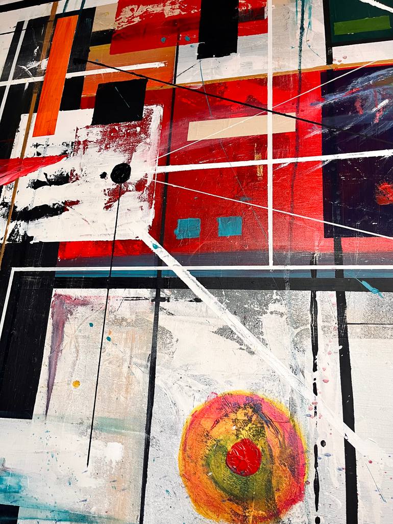 Original Abstract Expressionism Abstract Painting by Christopher Brocklebank