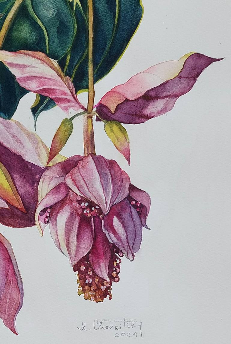 Original Contemporary Botanic Painting by Irina Chernitsky