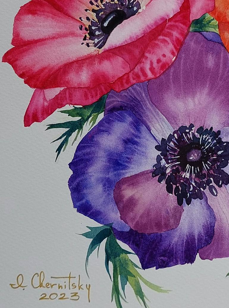 Original Realism Botanic Painting by Irina Chernitsky