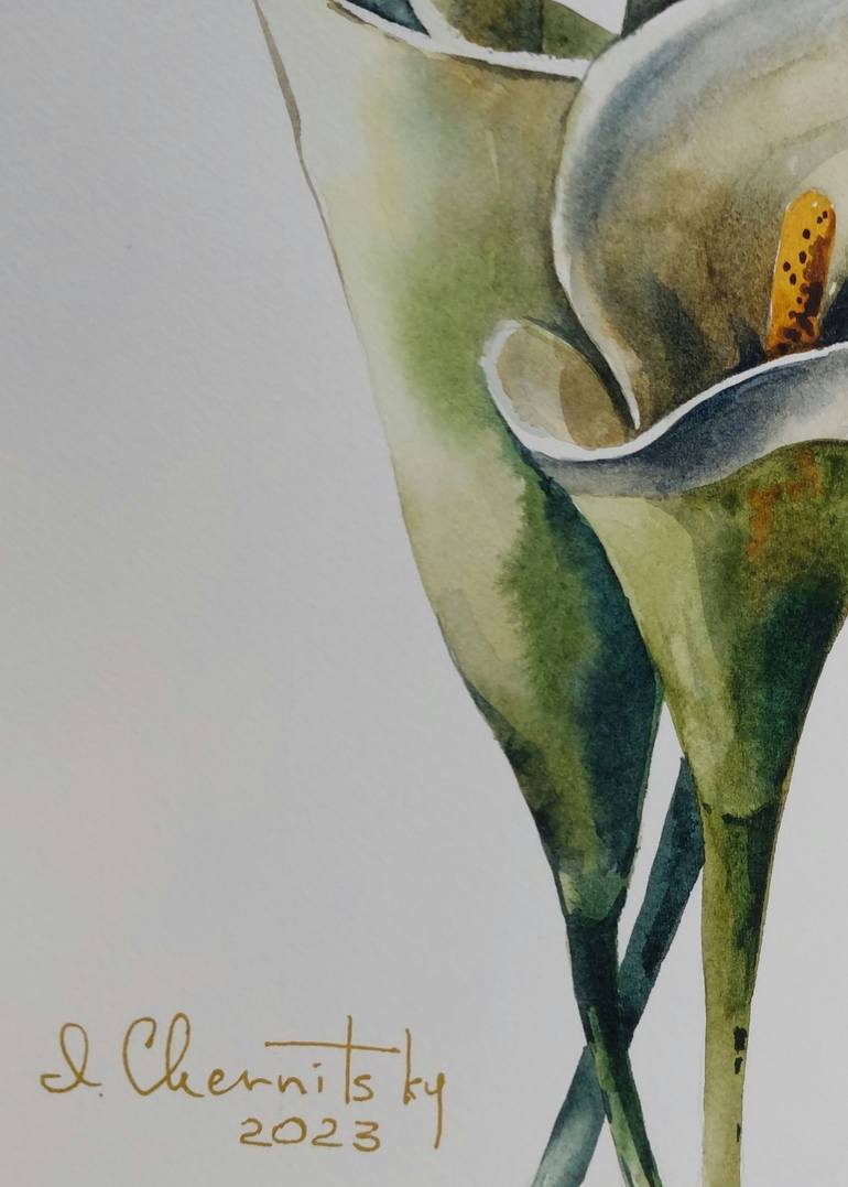 Original Contemporary Floral Painting by Irina Chernitsky