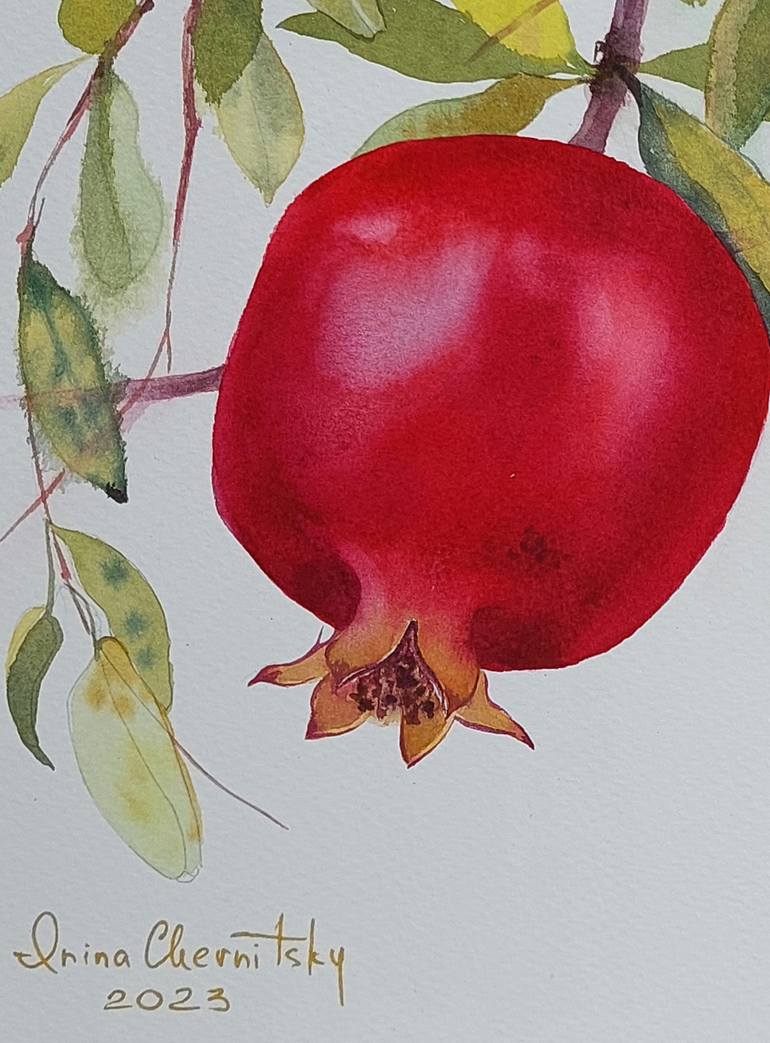 Original Contemporary Botanic Painting by Irina Chernitsky
