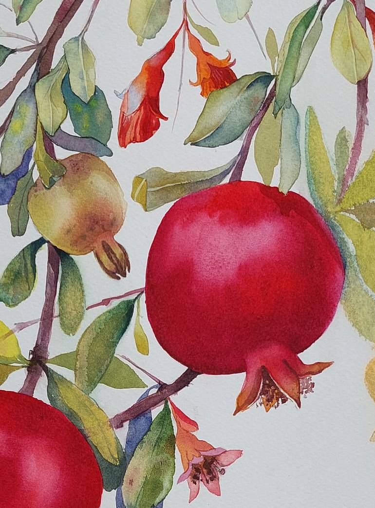 Original Contemporary Botanic Painting by Irina Chernitsky