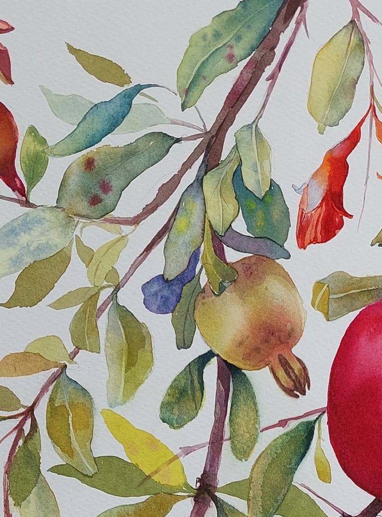 Original Contemporary Botanic Painting by Irina Chernitsky