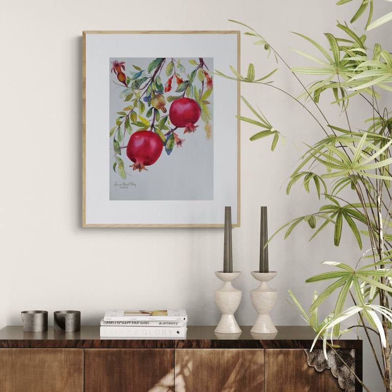 Original Contemporary Botanic Painting by Irina Chernitsky