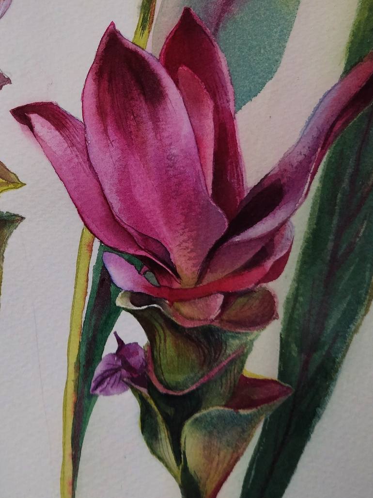 Original Contemporary Botanic Painting by Irina Chernitsky