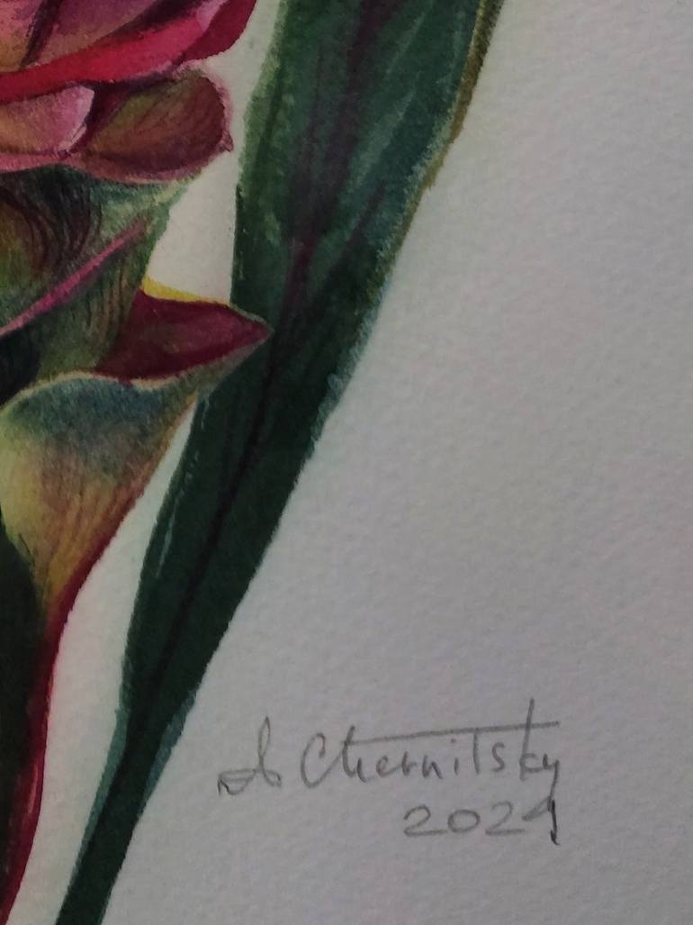 Original Contemporary Botanic Painting by Irina Chernitsky