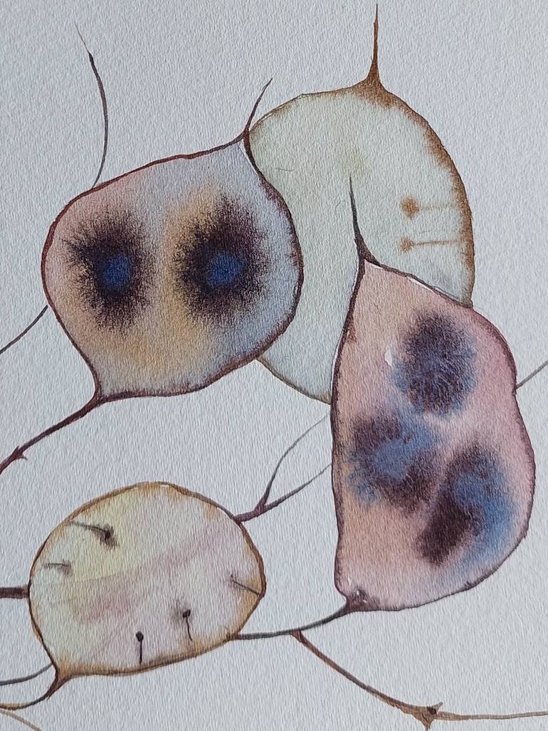Original Illustration Botanic Painting by Irina Chernitsky