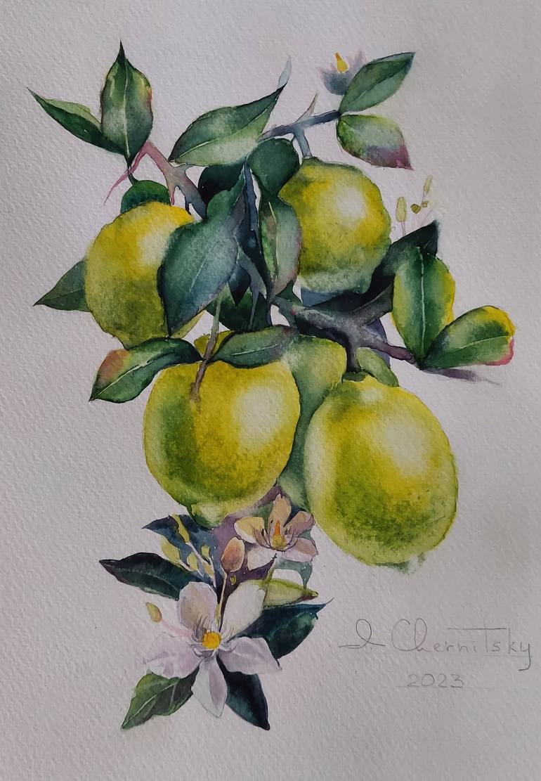 Print of Contemporary Botanic Paintings by Irina Chernitsky