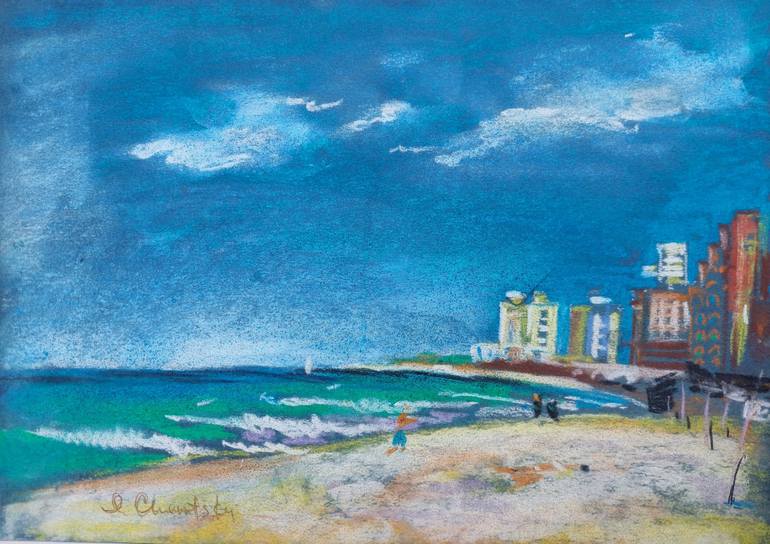 Print of Contemporary Beach Paintings by Irina Chernitsky