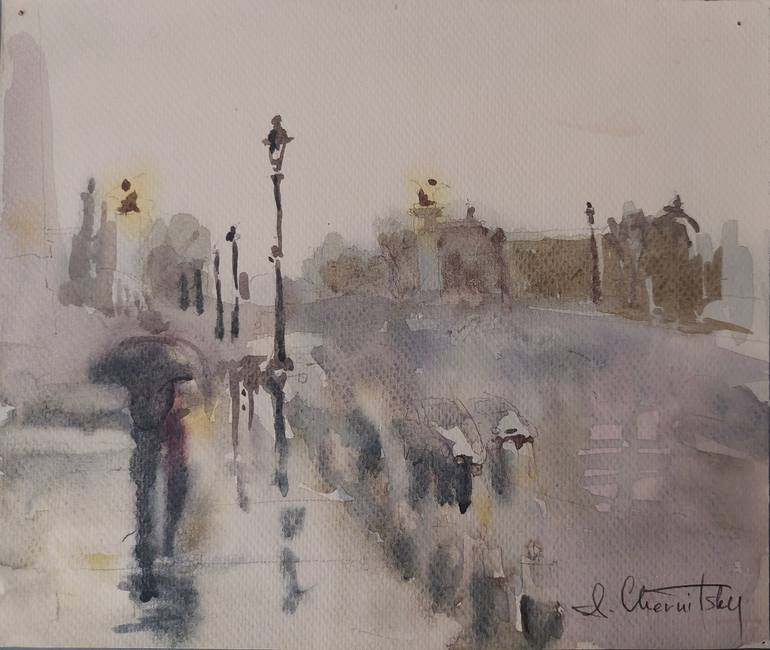 Print of Abstract Expressionism Cities Paintings by Irina Chernitsky