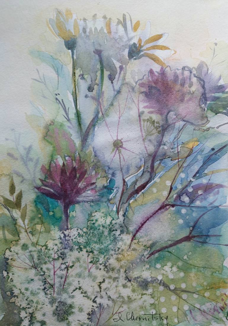 Print of Contemporary Botanic Paintings by Irina Chernitsky