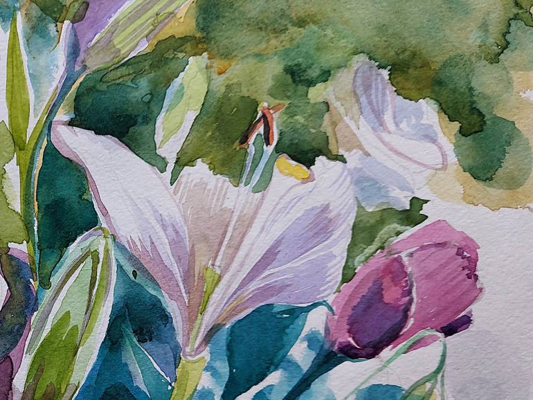 Original Contemporary Botanic Painting by Irina Chernitsky