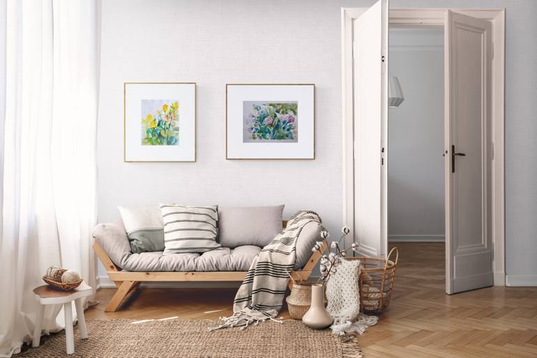 Original Contemporary Botanic Painting by Irina Chernitsky