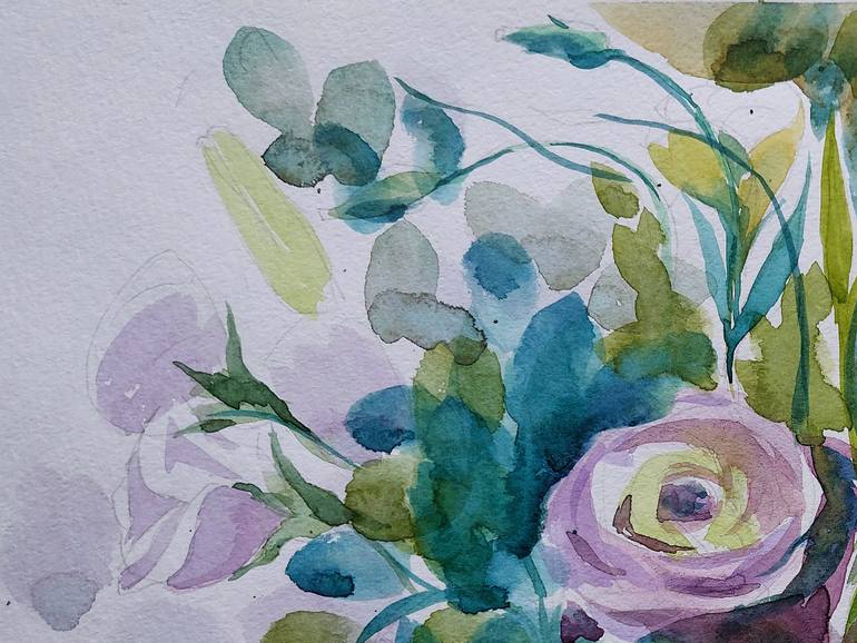 Original Contemporary Botanic Painting by Irina Chernitsky