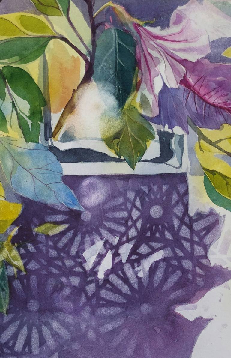Original Conceptual Botanic Painting by Irina Chernitsky