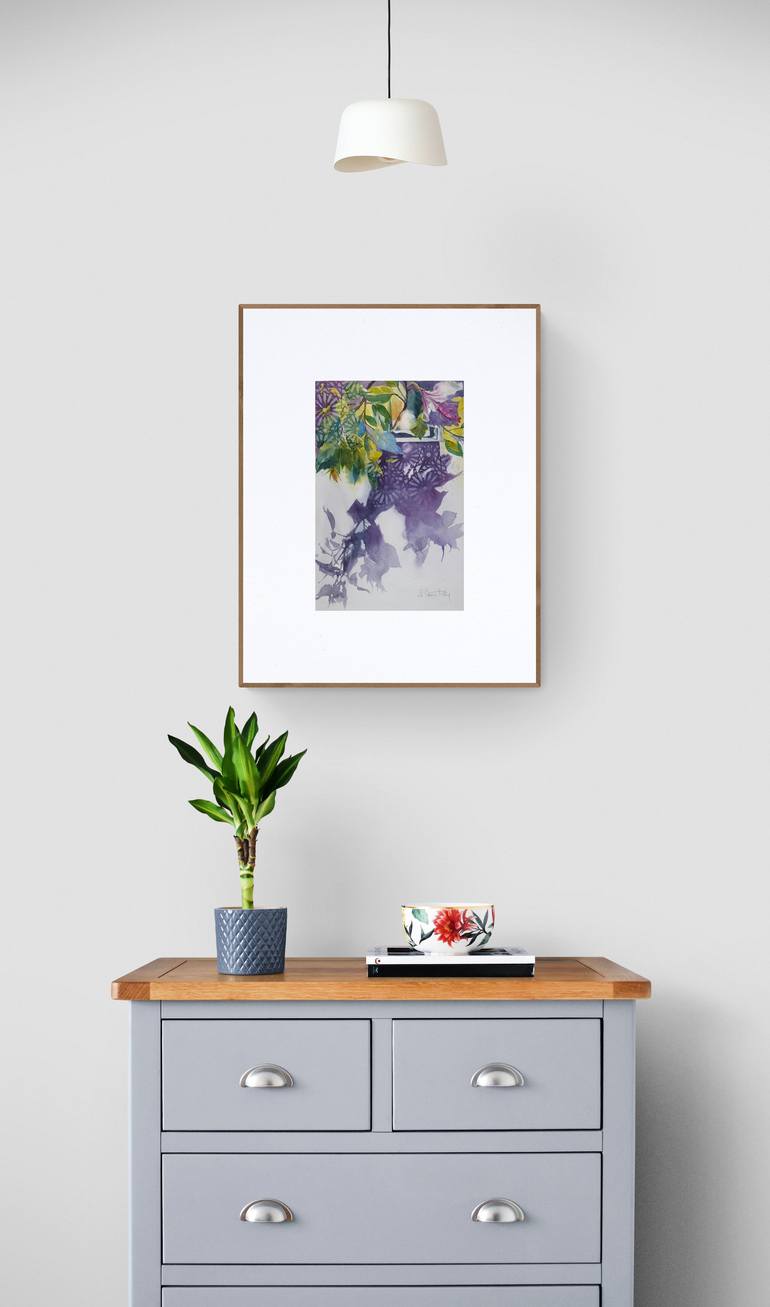 Original Conceptual Botanic Painting by Irina Chernitsky