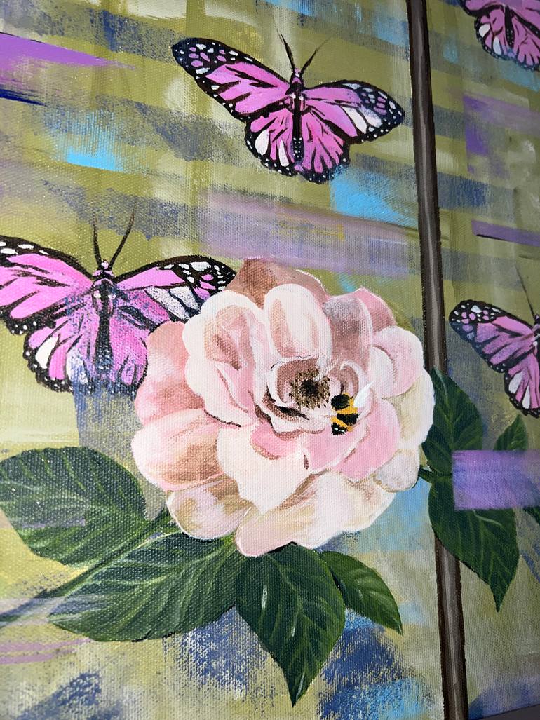 Original Expressionism Outer Space Painting by Amra Sabanovic