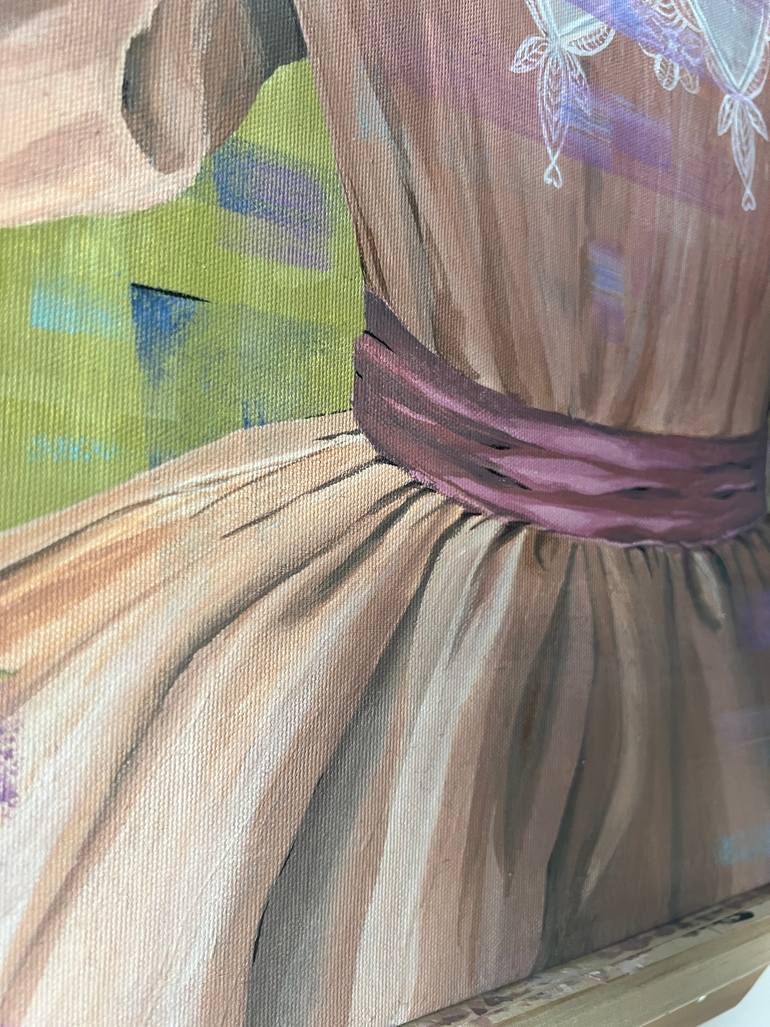 Original Expressionism Outer Space Painting by Amra Sabanovic