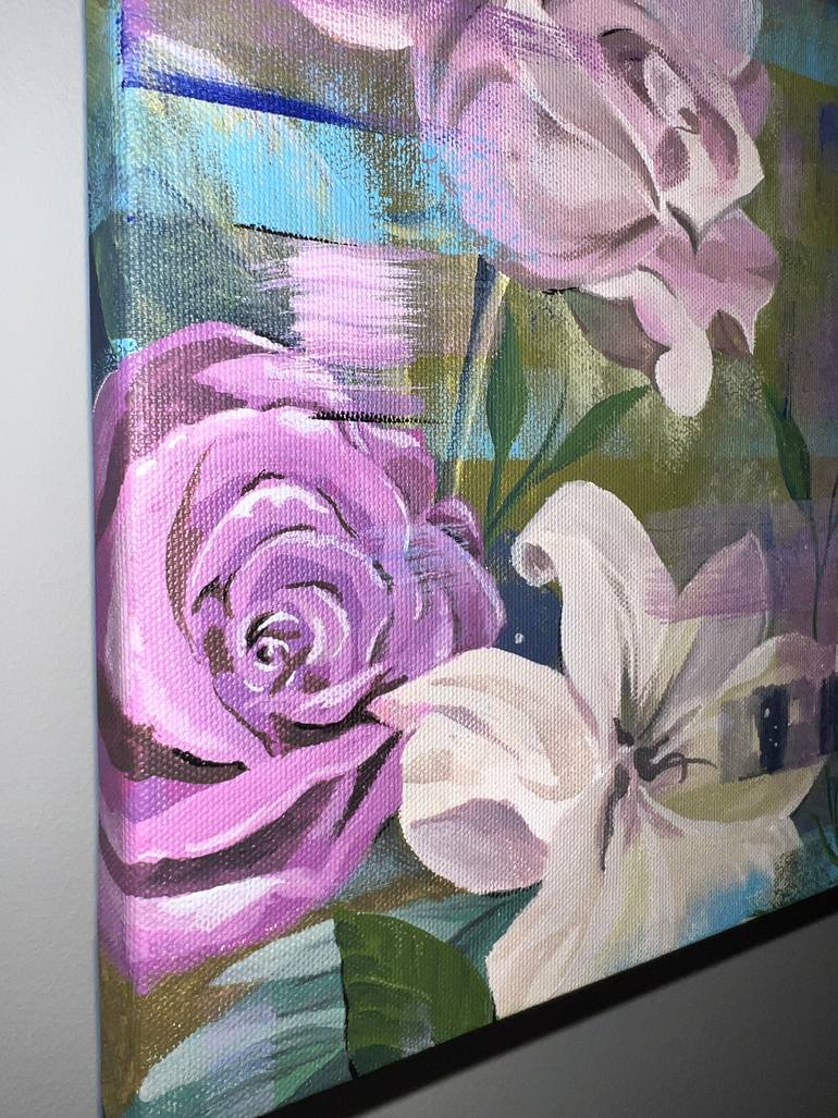 Original Expressionism Outer Space Painting by Amra Sabanovic