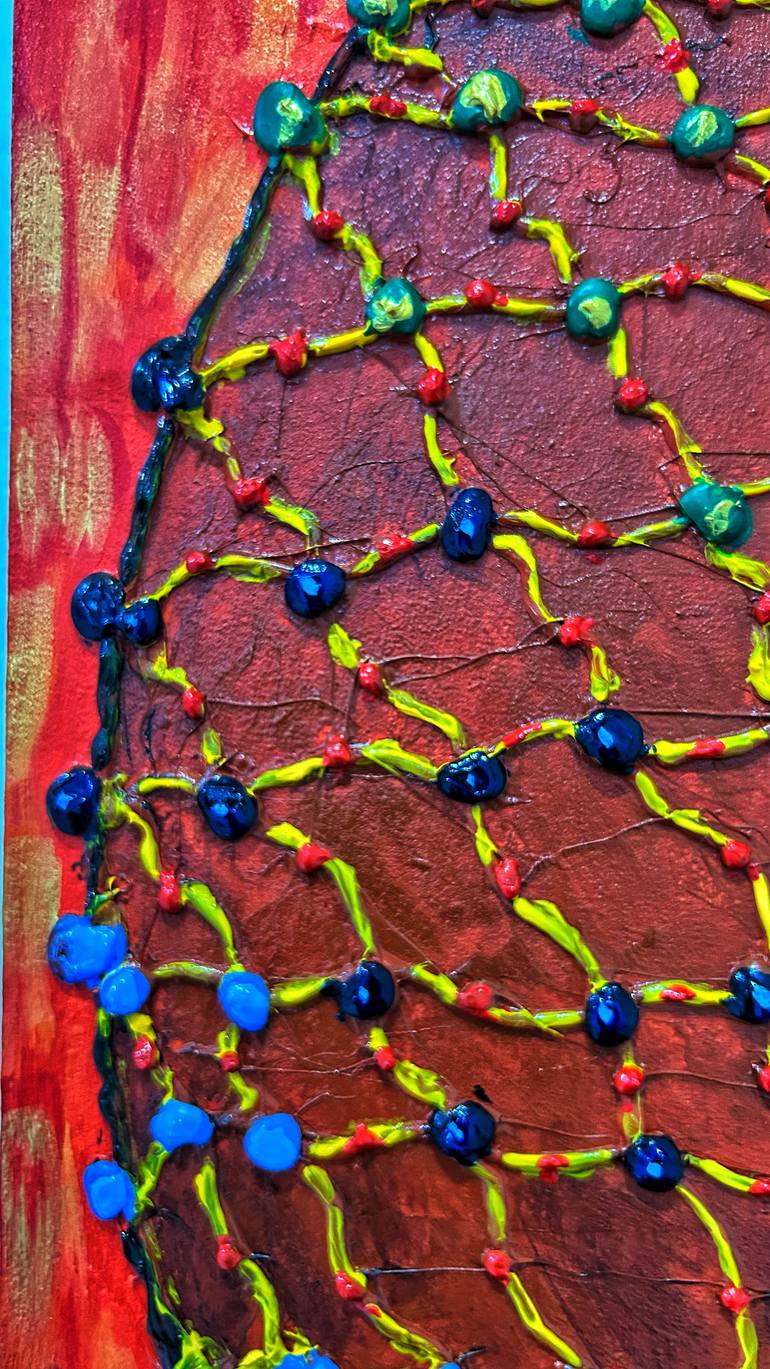 Original Abstract Expressionism Abstract Mixed Media by Oluwawemimo Bello Art By Awelewa