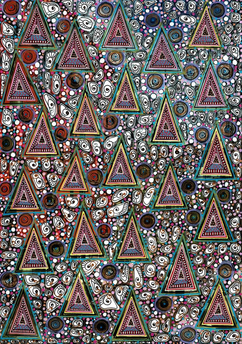 Print of Illustration Patterns Drawings by Dagnija Griezne