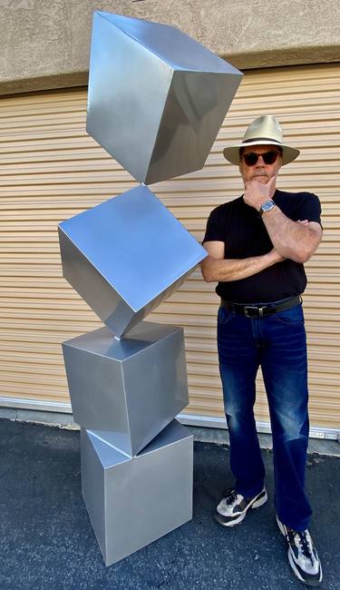 Original Abstract Sculpture by Jeffrey Seretan