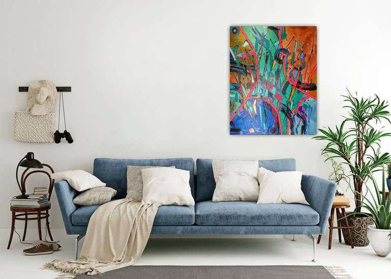 Original Abstract Painting by Olga Korenieva