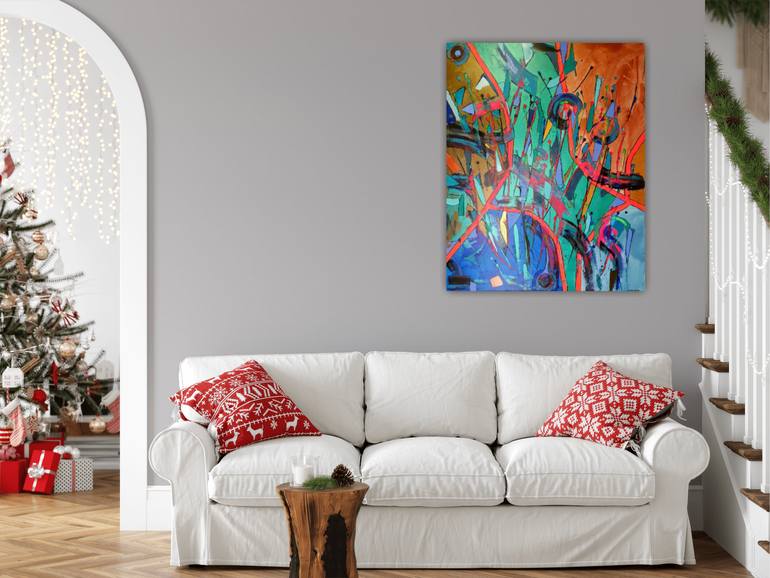Original Abstract Painting by Olga Korenieva