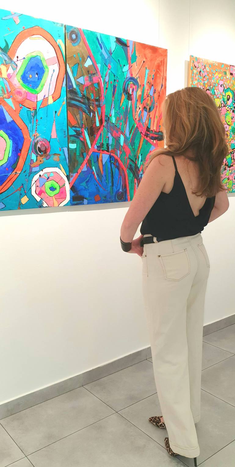 Original Abstract Painting by Olga Korenieva