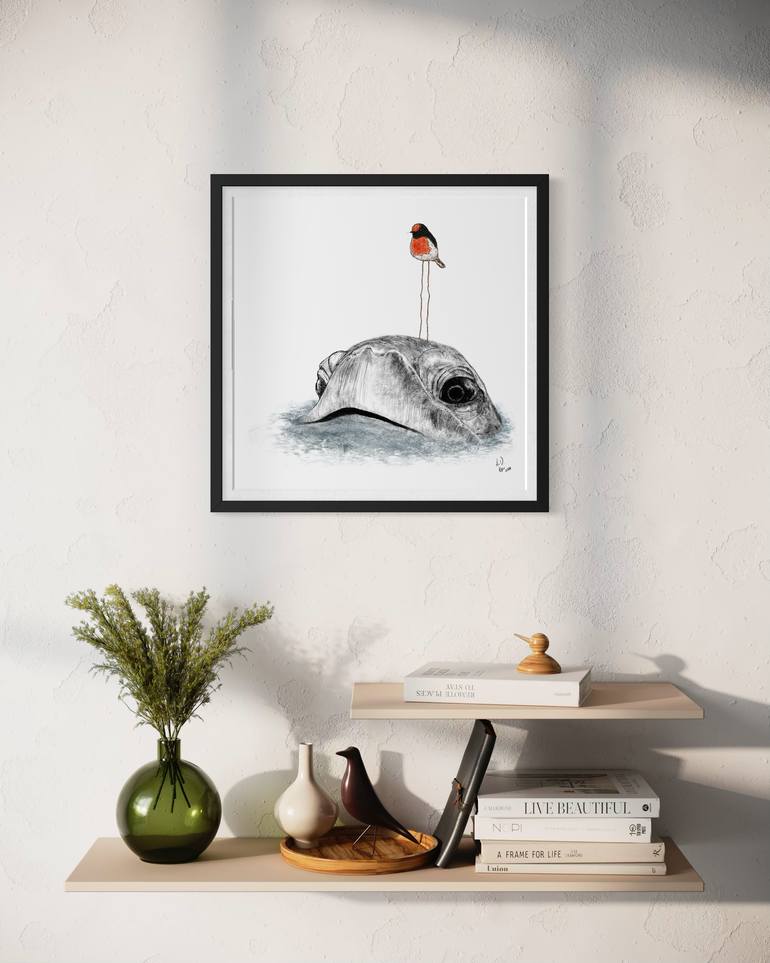 Original Black & White Animal Digital by Artem Vdovychenko