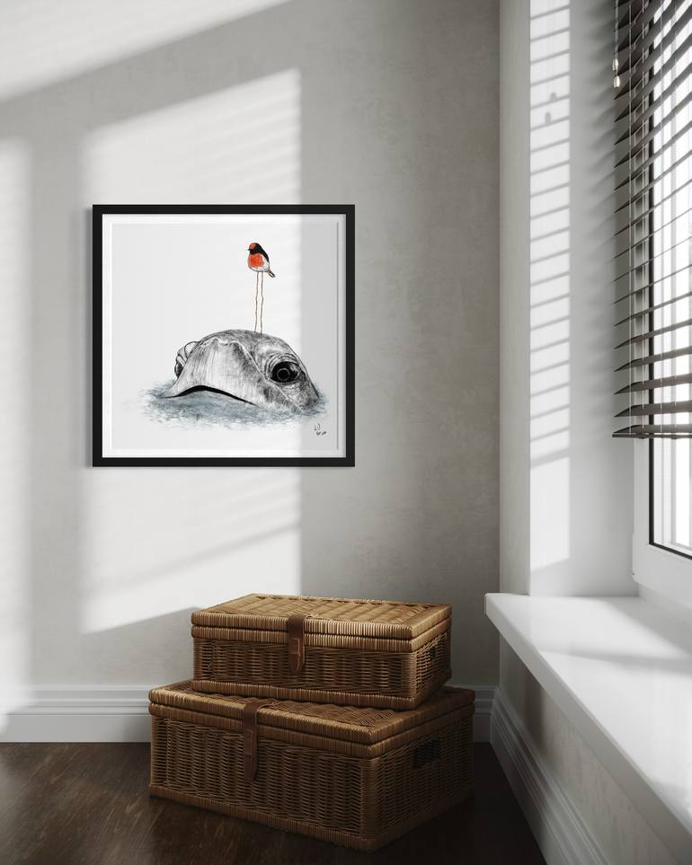 Original Black & White Animal Digital by Artem Vdovychenko