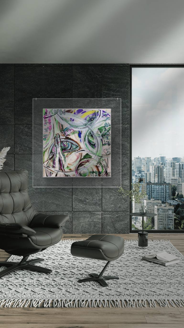 Original Abstract Expressionism Abstract Digital by Alesha Chi