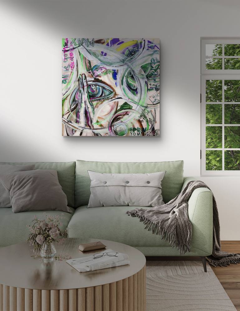 Original Abstract Expressionism Abstract Digital by Alesha Chi