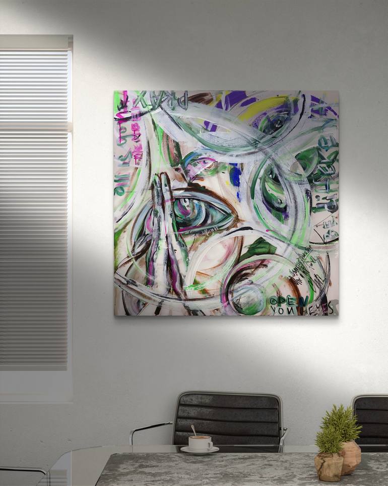 Original Abstract Expressionism Abstract Digital by Alesha Chi