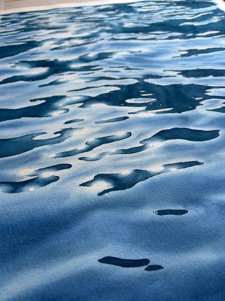 Original Contemporary Water Painting by Oksana Shvachka