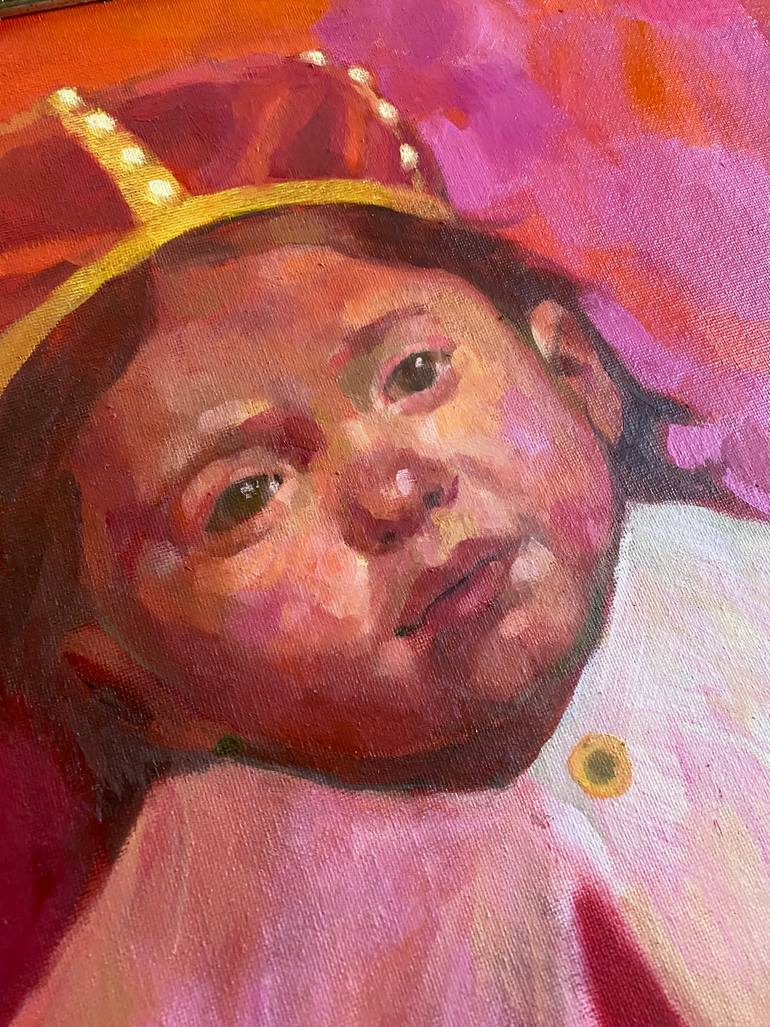 Original Figurative Religion Painting by Jana Kohutiarova