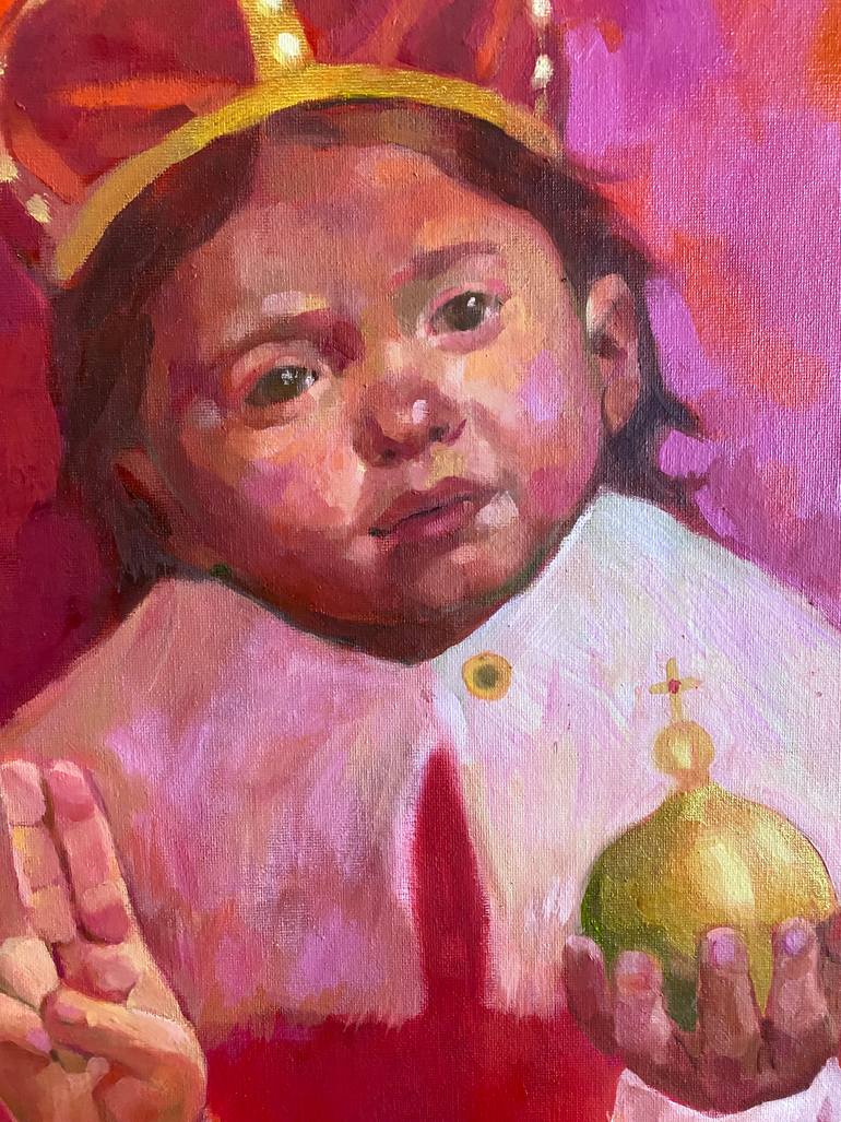 Original Figurative Religion Painting by Jana Kohutiarova