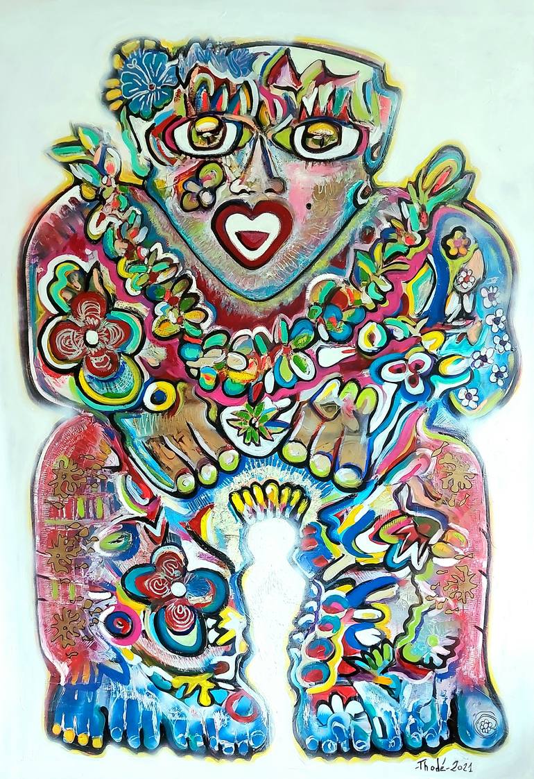 Original Contemporary Love Painting by Yohann Barlafante