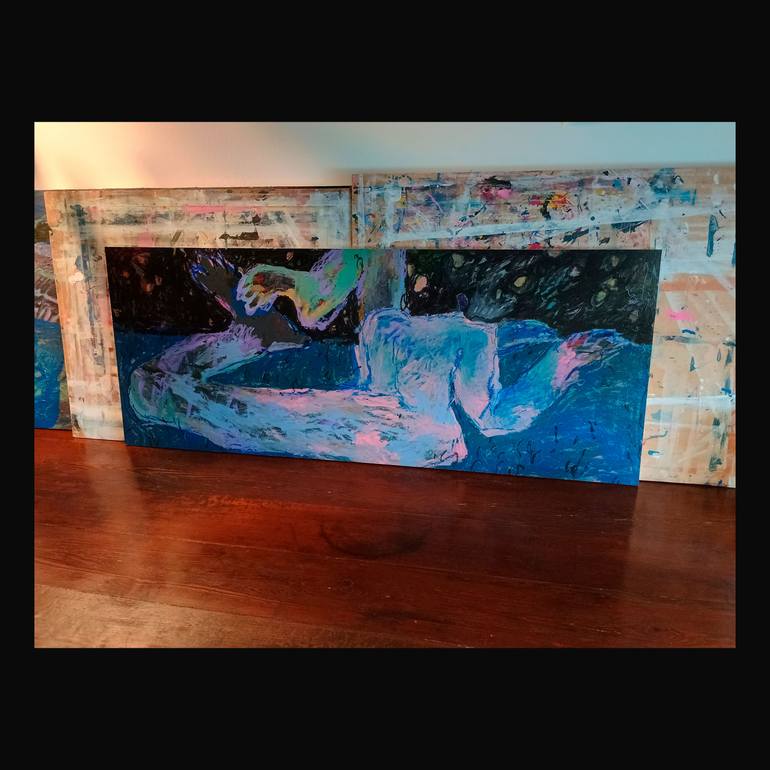 Original Expressionism Abstract Painting by Riccardo De Filippo