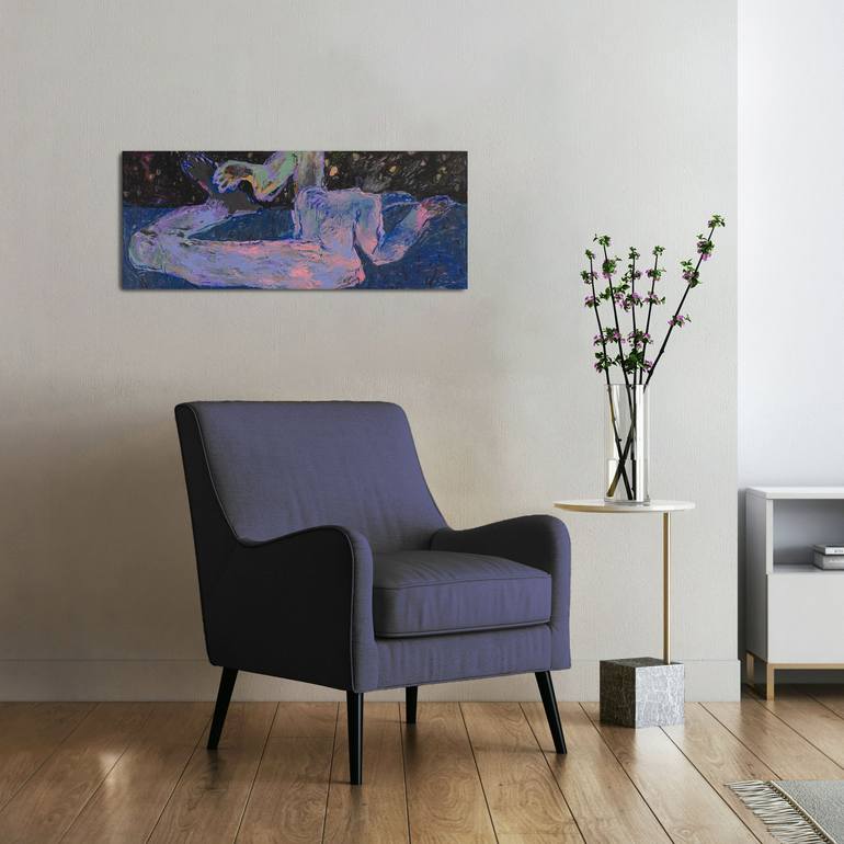 Original Expressionism Abstract Painting by Riccardo De Filippo