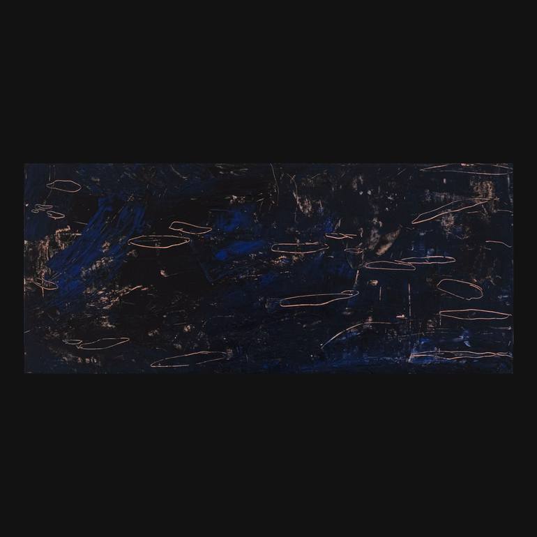 Original Abstract Expressionism Abstract Painting by Riccardo De Filippo