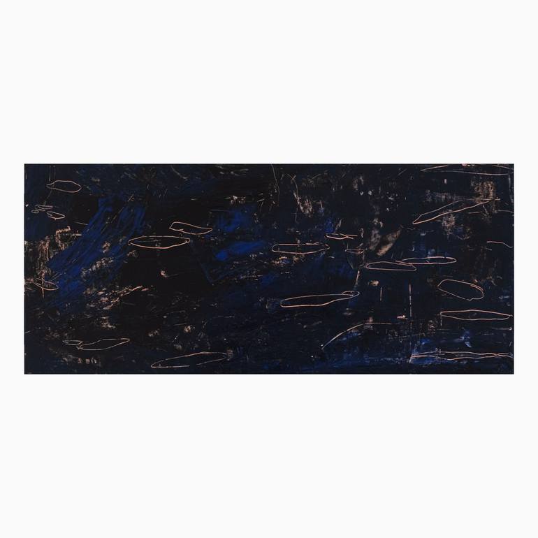 Original Abstract Expressionism Abstract Painting by Riccardo De Filippo