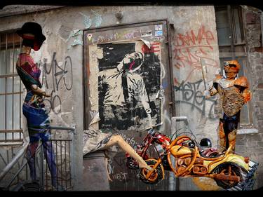 Print of Street Art Graffiti Collage by Janna Stern