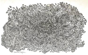 Original Abstract Expressionism Abstract Drawings by Alexandra Perez Nova