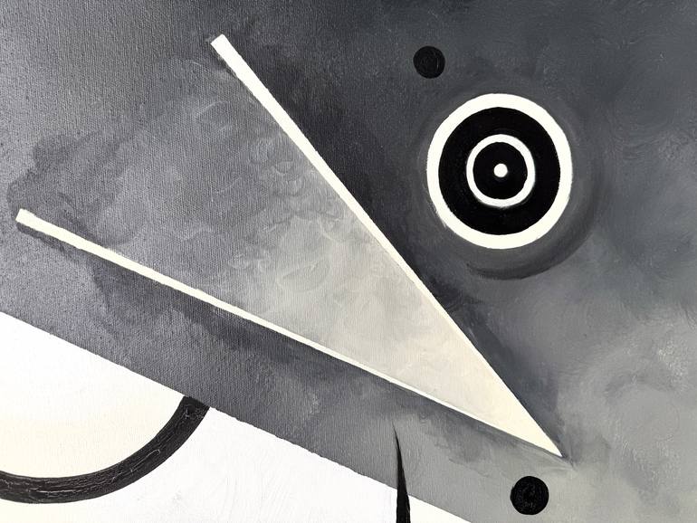 Original Abstract Geometric Painting by Fatima Cañas Jimenez